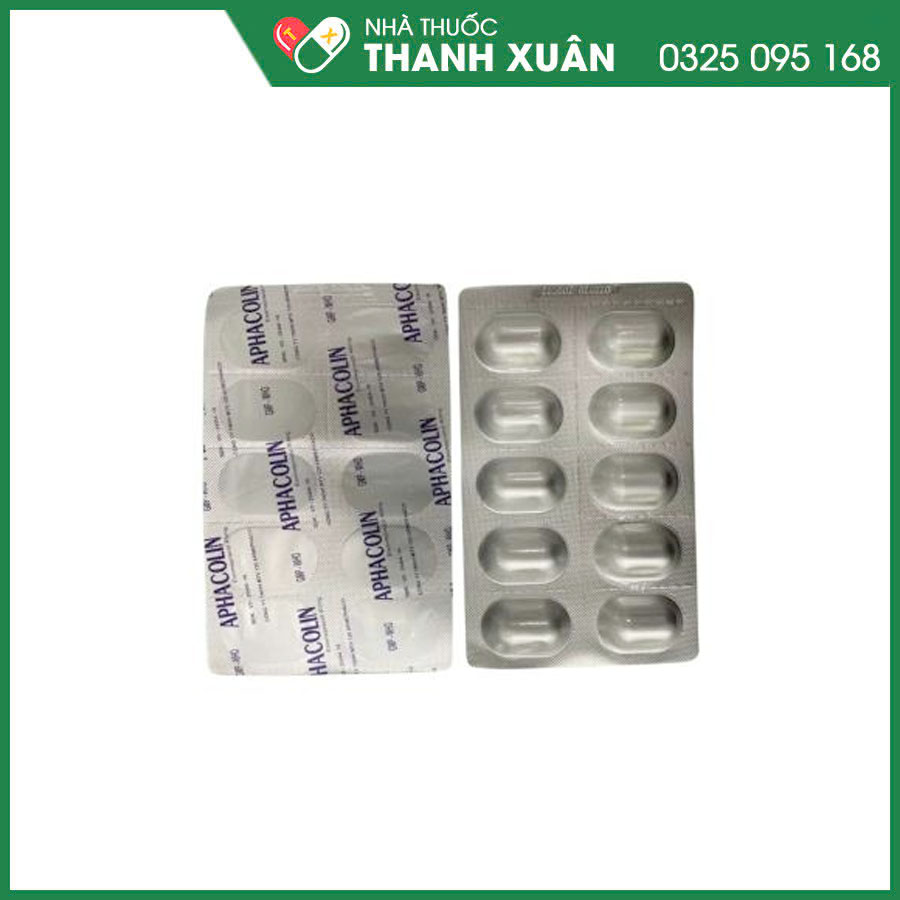 Aphacolin thuốc điều trị hội chứng trào ngược dạ dày – thực quản, viêm loét đường tiêu hoá